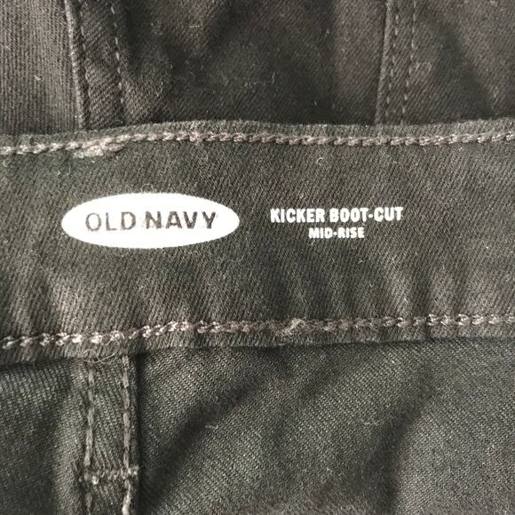 Old Navy Jeans Womens Plus Size 28 Black Kicker Bootcut Stretch Capsule READ - Picture 10 of 12